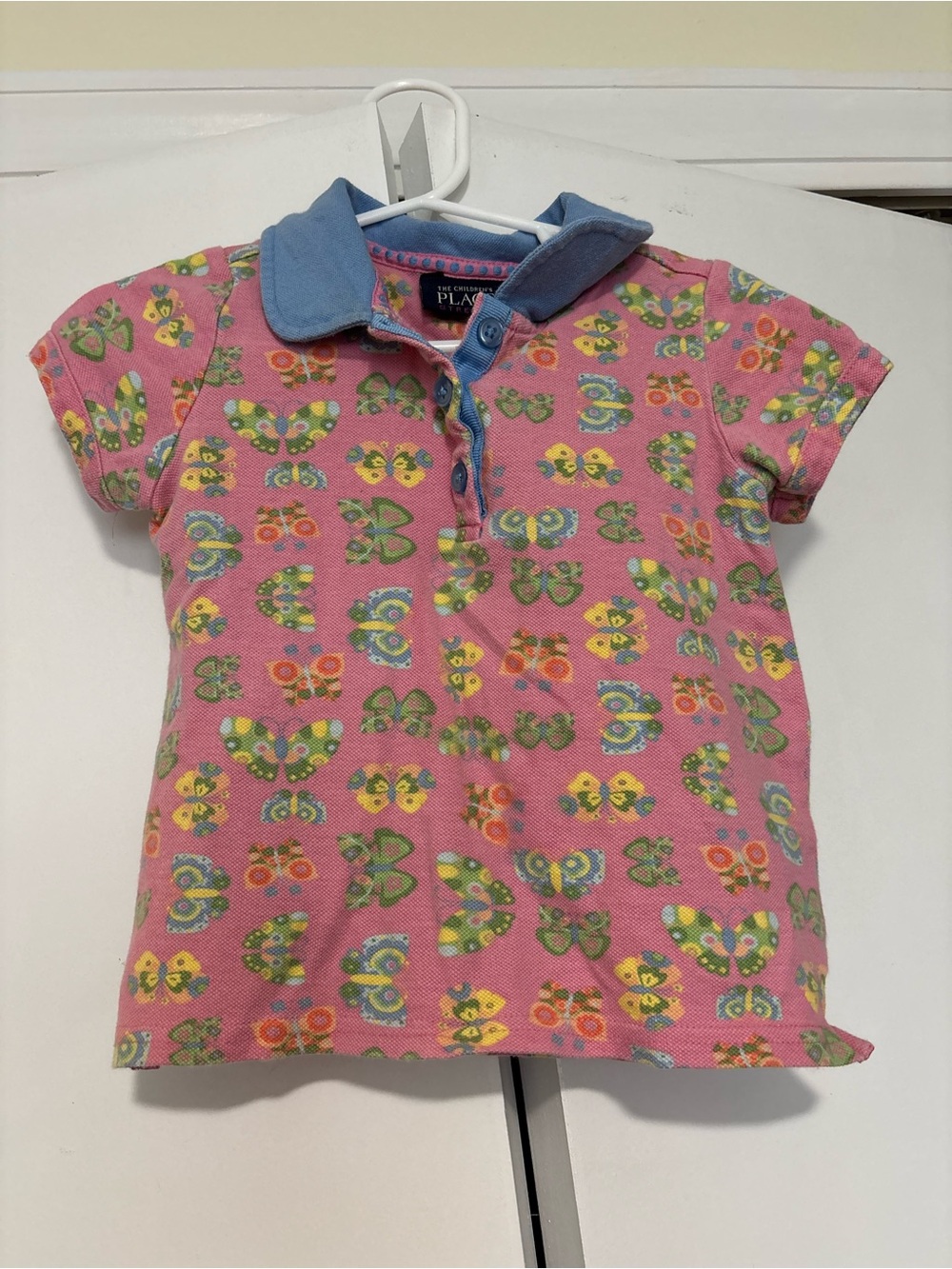 Butterfly Polo Shirt by The Children's Place 24 month vintage 90s